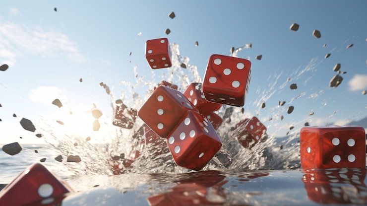 Dealer profesional di studio live casino tanduk toto menyajikan kartu kepada beberapa pemain Infinite Blackjack secara bersamaan